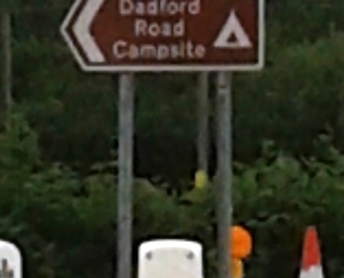 Tourist Sign near the circuit