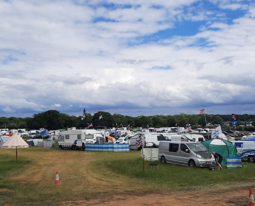 Camping in Silverstone gallery