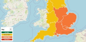 Severe Heat Warning MAP