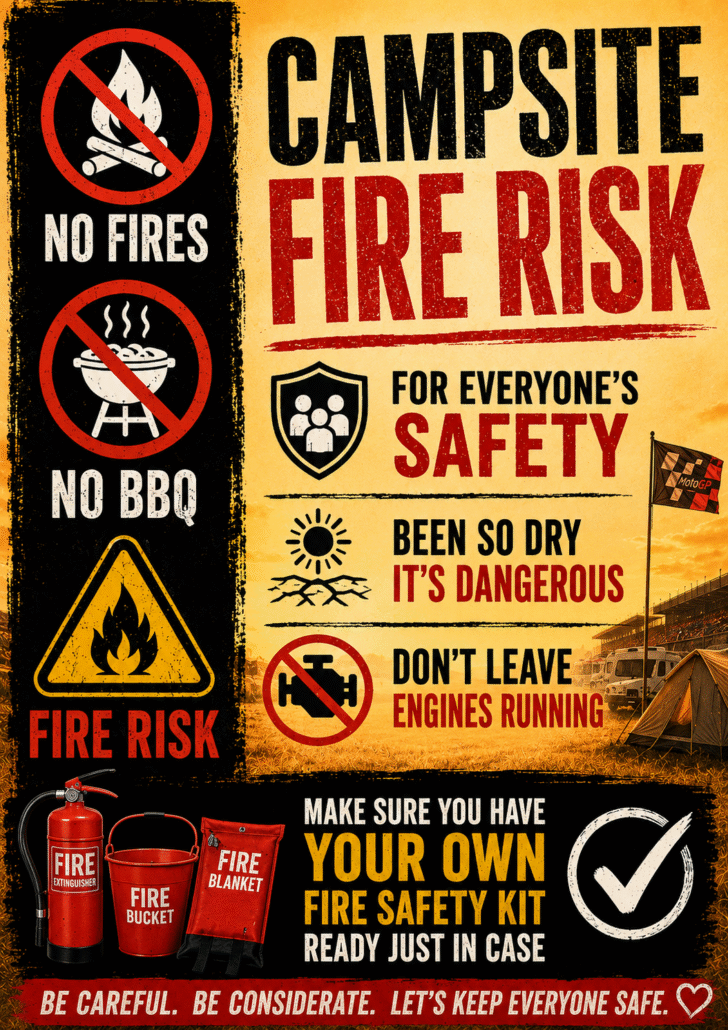 No fires No BBQ Fire Risk